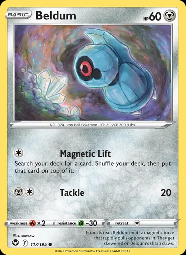 Beldum 117/195 from Silver Tempest