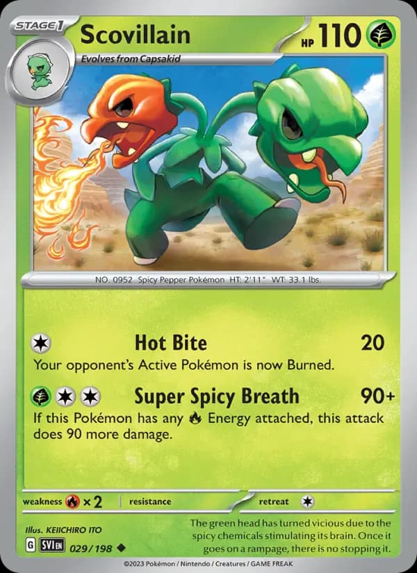 Scovillain 029/198 from Scarlet & Violet Base Set