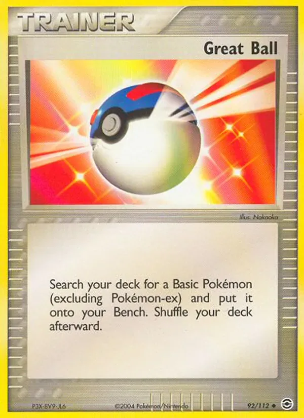 Great Ball 92/112 from EX FireRed & LeafGreen