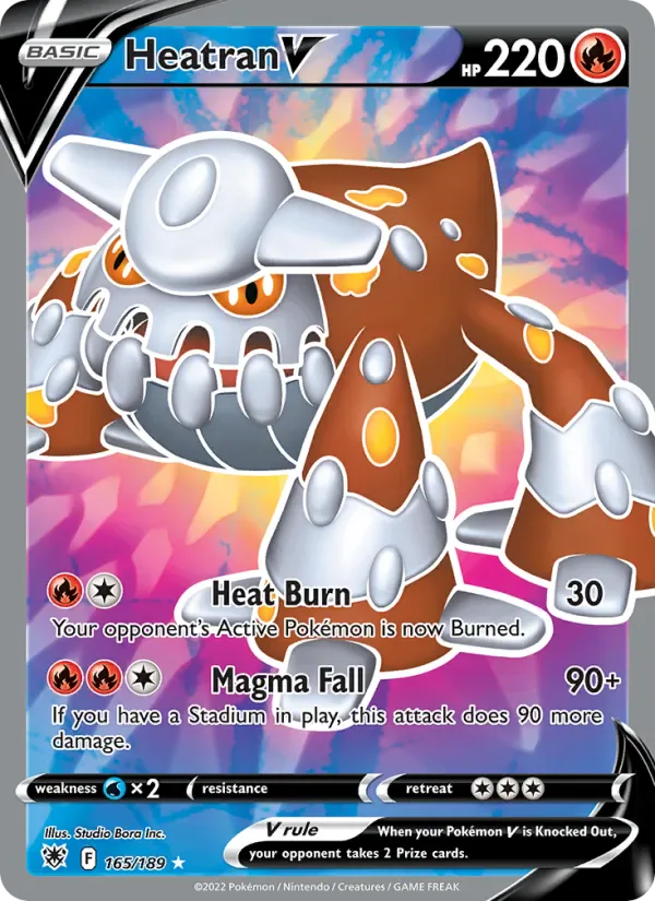 Heatran V 165/189 from Astral Radiance