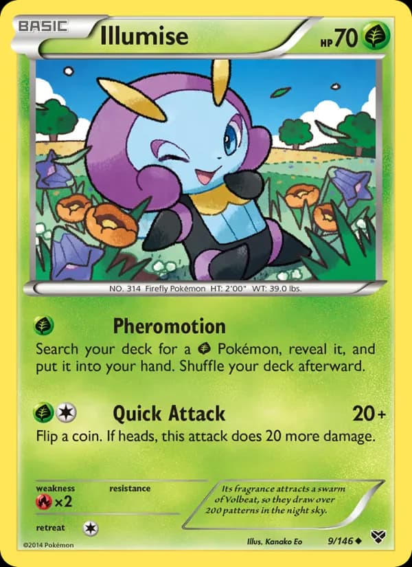 Illumise 9/146 from XY Base Set