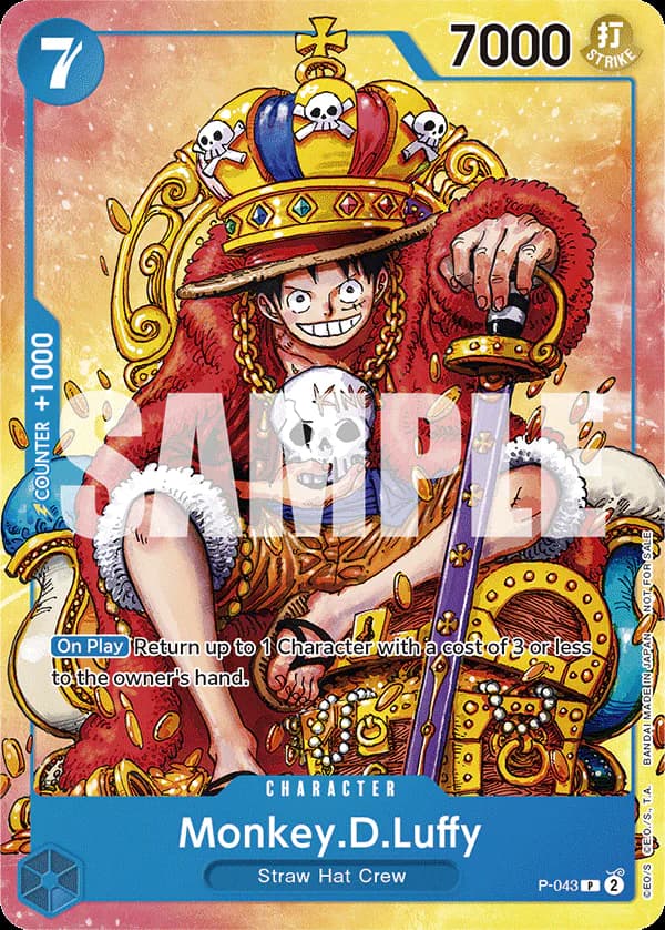 Monkey.D.Luffy P-043 Standard printing