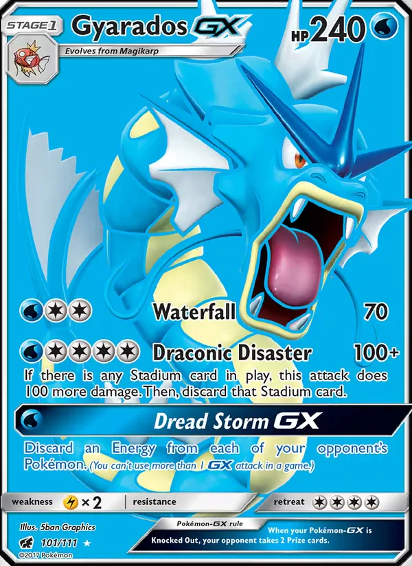 Gyarados GX 101/111 from Crimson Invasion