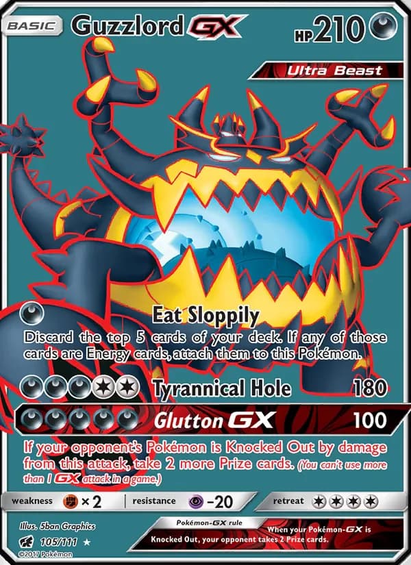 Guzzlord GX 105/111 from Crimson Invasion