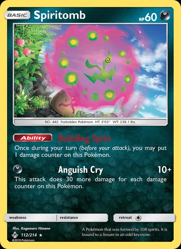 Spiritomb 112/214 from Unbroken Bonds
