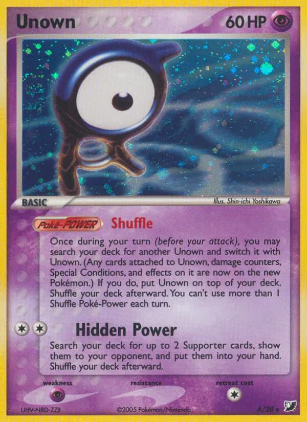 Unown A from EX Unseen Forces