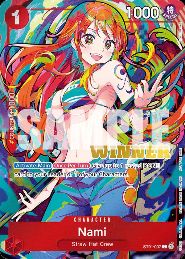 Nami ST01-007 Official alternate printing 5