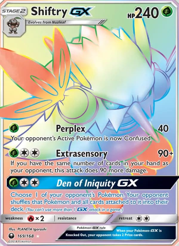 Shiftry GX 169/168 from Celestial Storm