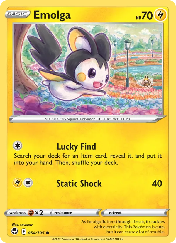 Emolga 054/195 from Silver Tempest