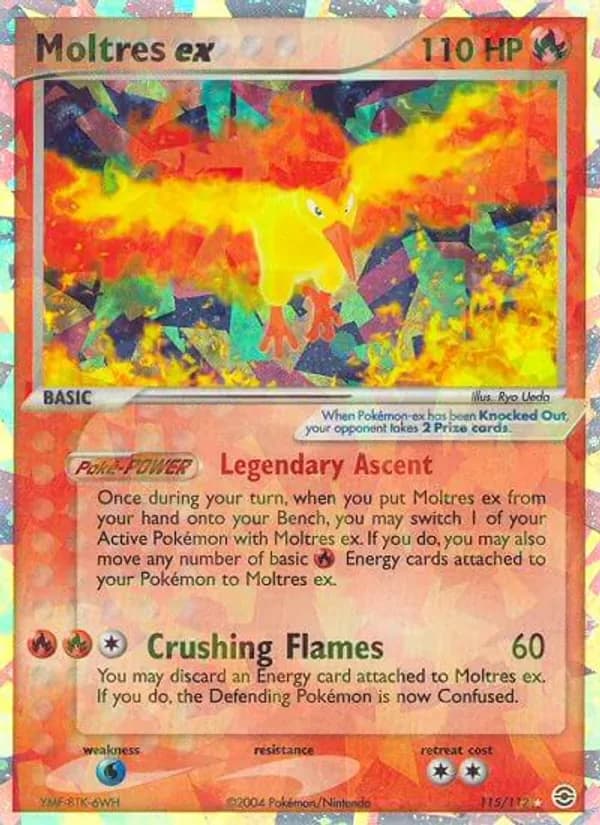 Moltres ex 115/112 from EX FireRed & LeafGreen