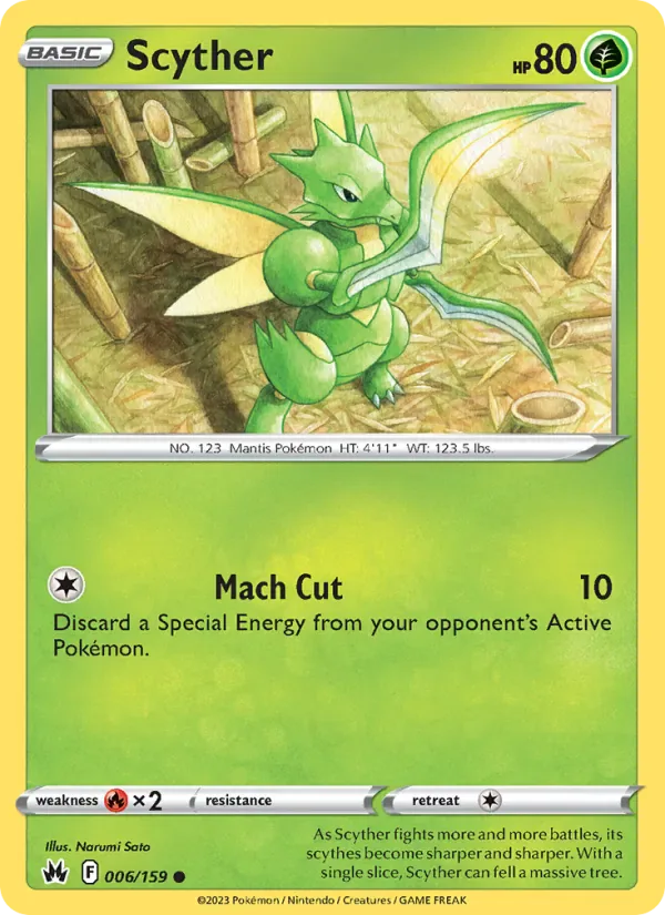 Scyther 006/159 from Crown Zenith