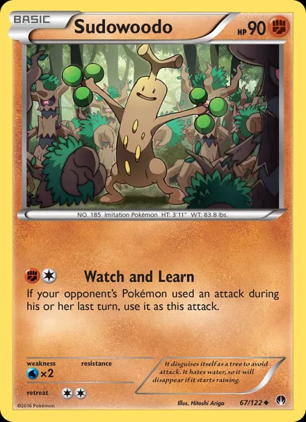 Sudowoodo 67/122 from BREAKpoint