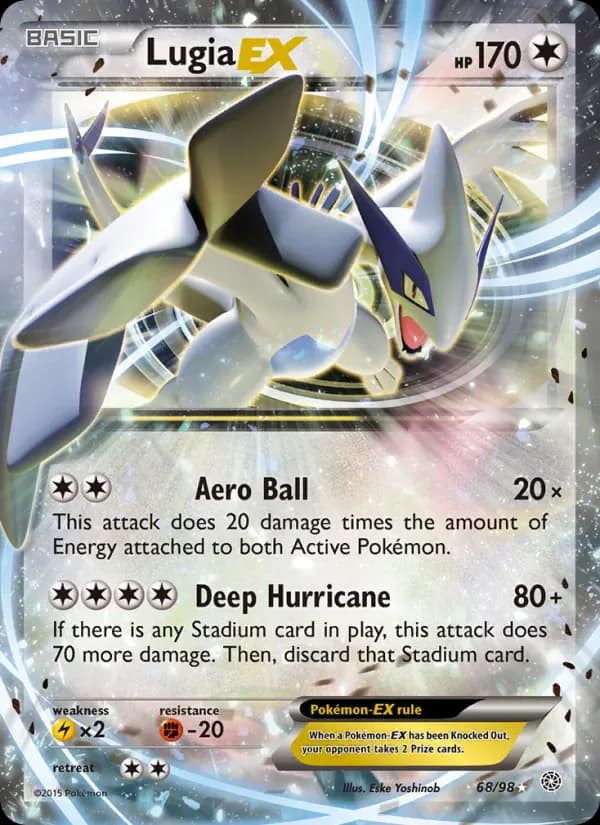 Lugia EX 68/98 from Ancient Origins