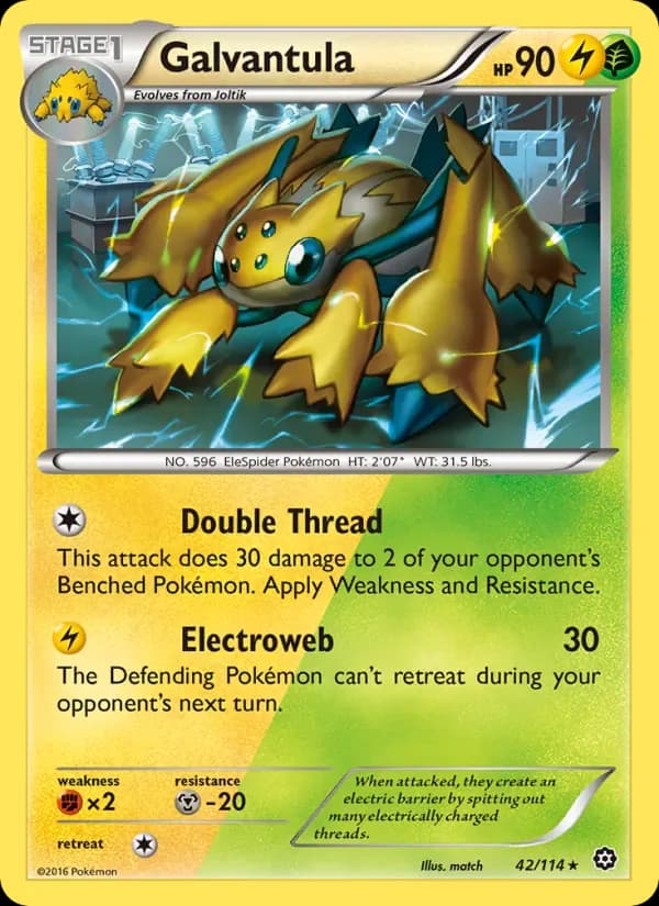 Galvantula 42/114 from Steam Siege