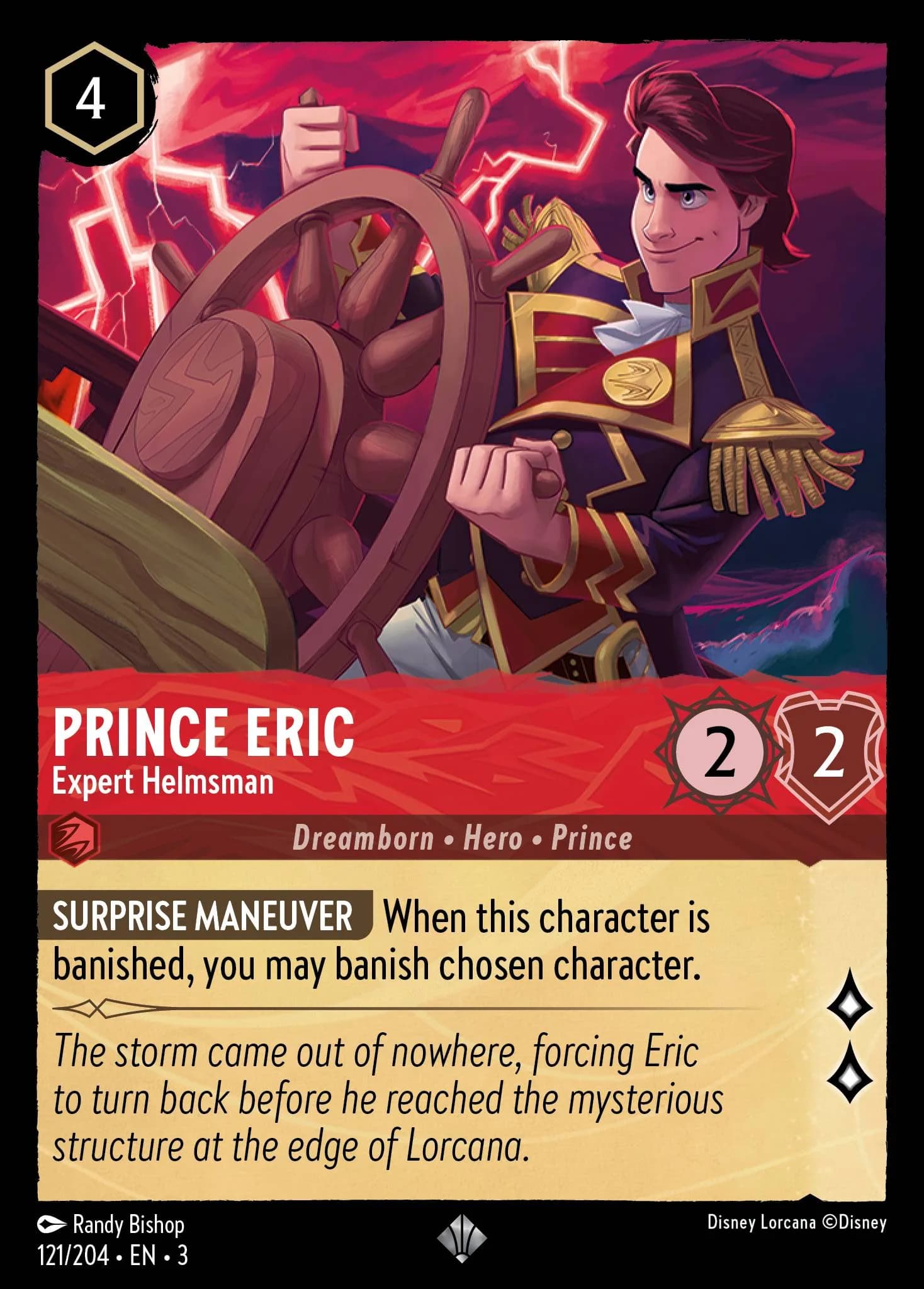 Prince Eric - Expert Helmsman 121/204 from Into the Inklands