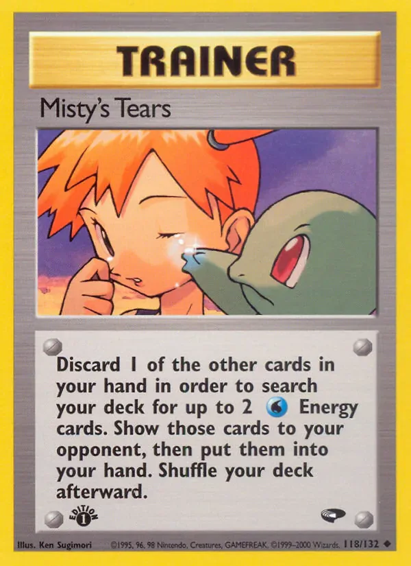Misty's Tears 118/132 from Gym Challenge