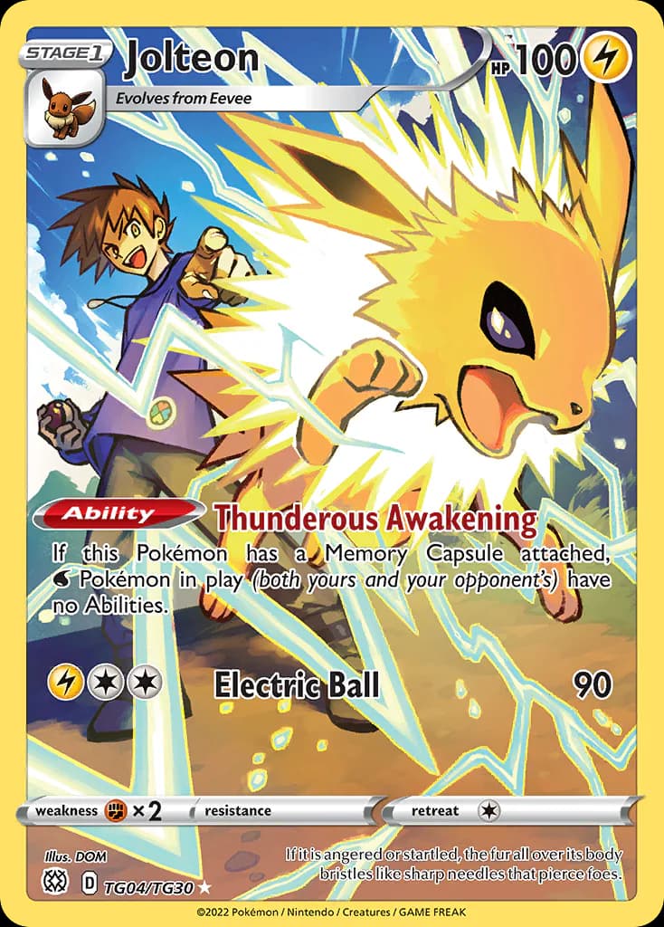 Jolteon TG04/TG30 from Brilliant Stars