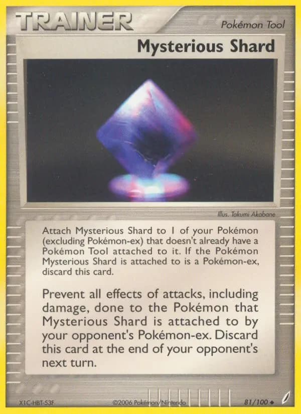 Mysterious Shard 81/100 from EX Crystal Guardians