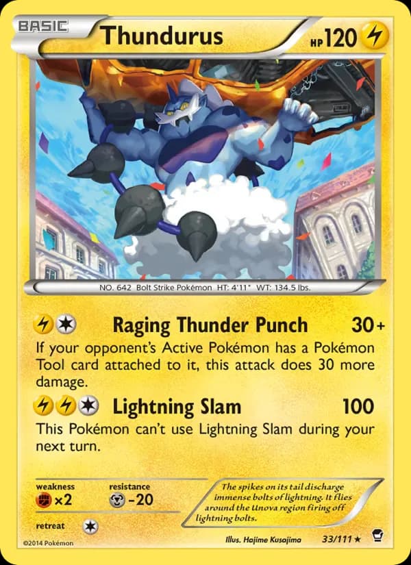 Thundurus 33/111 from Furious Fists