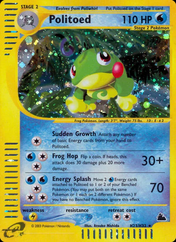 Politoed H23/144 from Skyridge