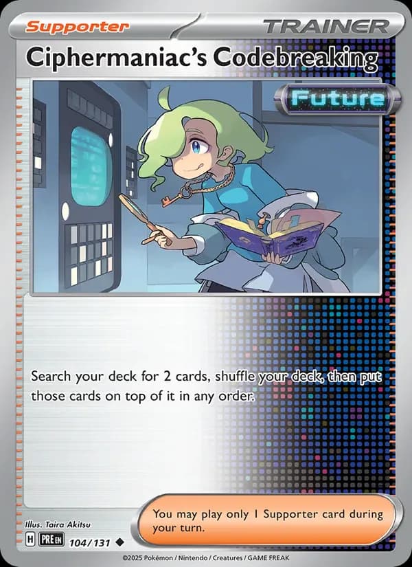 Ciphermaniac's Codebreaking 104/131 from Prismatic Evolutions
