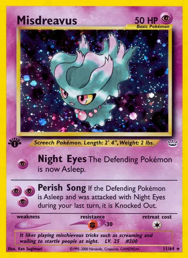 Misdreavus 11/64 from Neo Revelation