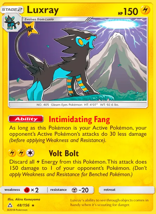 Luxray 48/156 from Ultra Prism