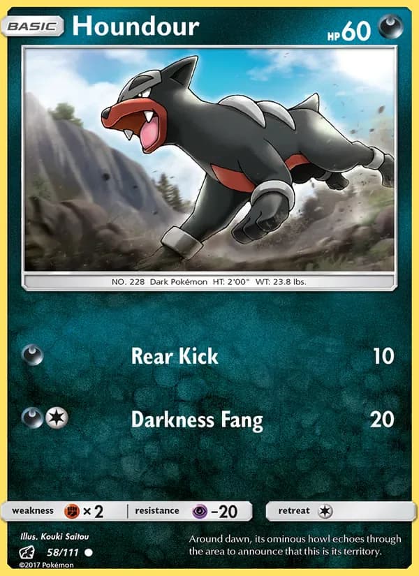 Houndour 58/111 from Crimson Invasion