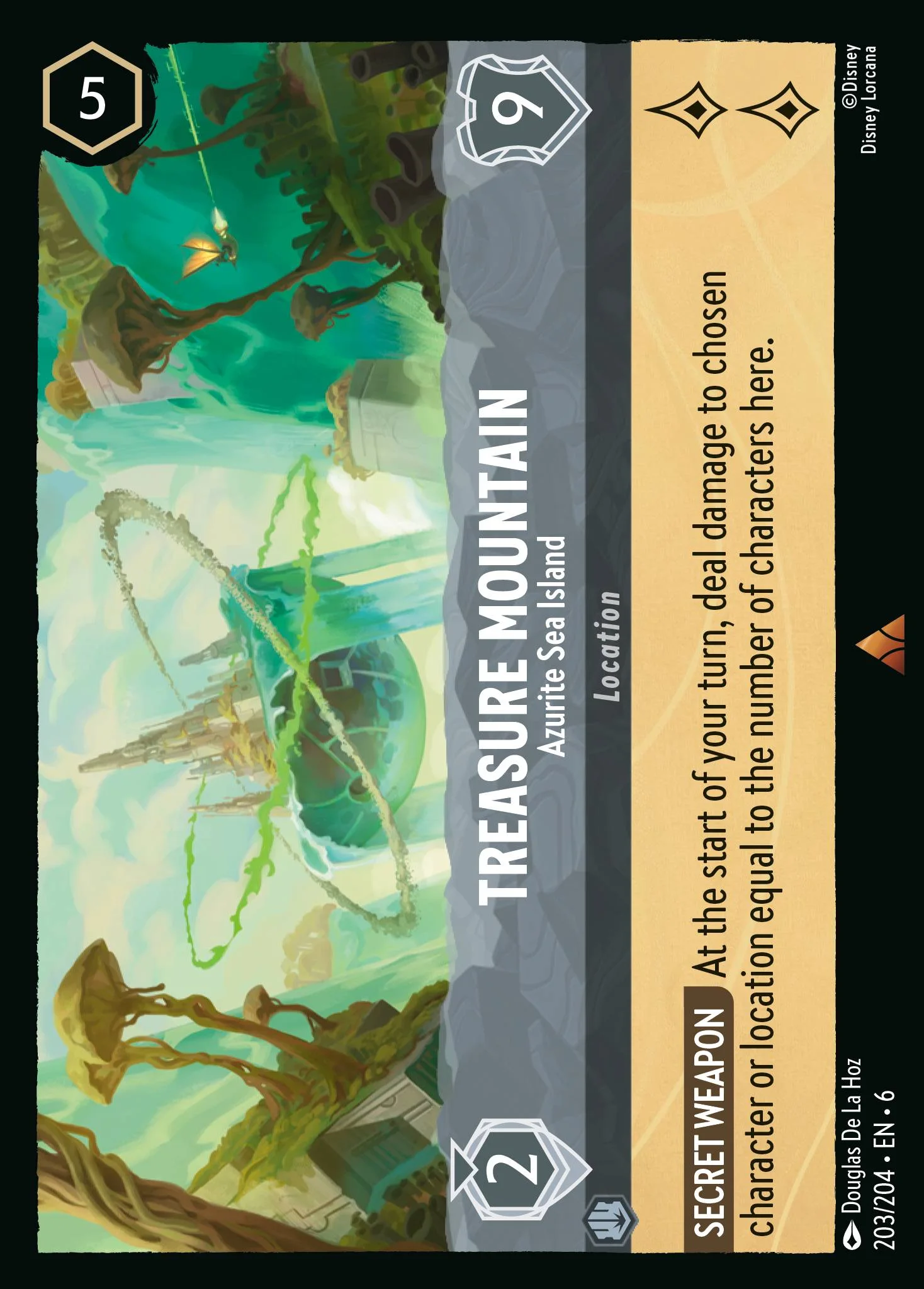 Treasure Mountain - Azurite Sea Island 203/204 from Azurite Sea