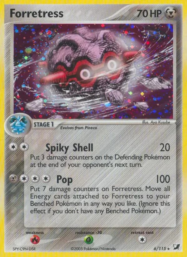 Forretress 6/115 from EX Unseen Forces