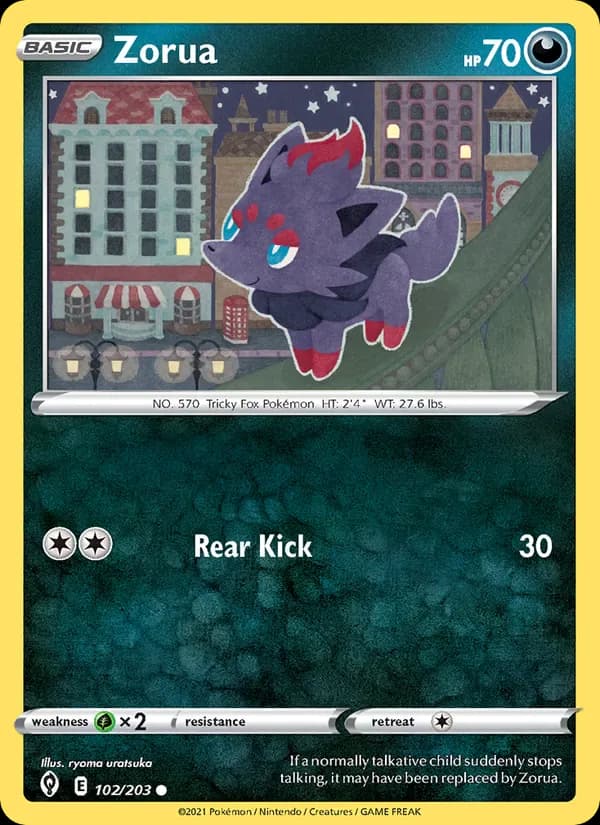 Zorua 102/203 from Evolving Skies