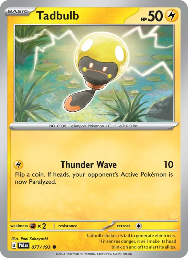 Tadbulb 077/193 from Paldea Evolved