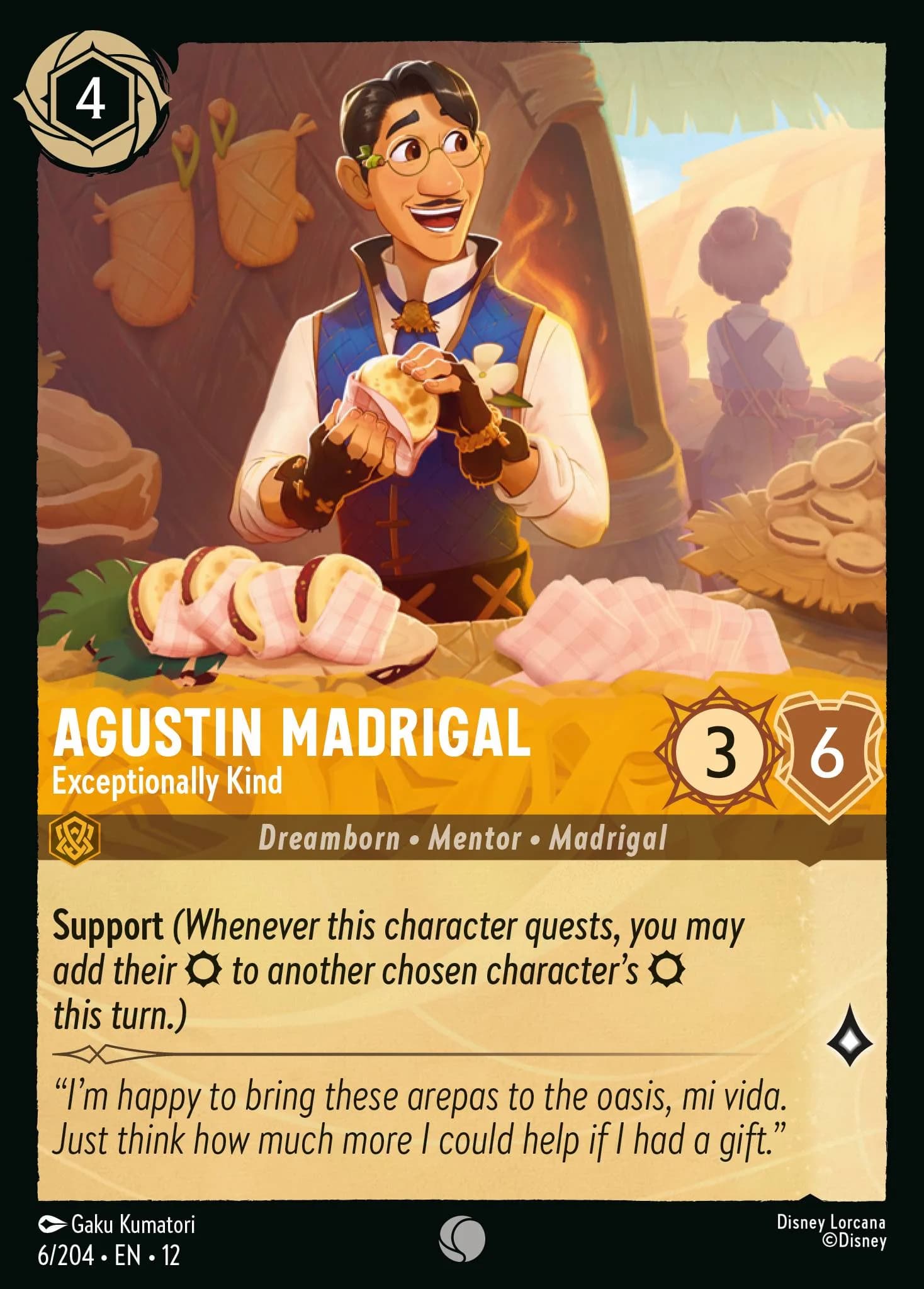 Agustin Madrigal - Exceptionally Kind 6/204 from Wilds Unknown