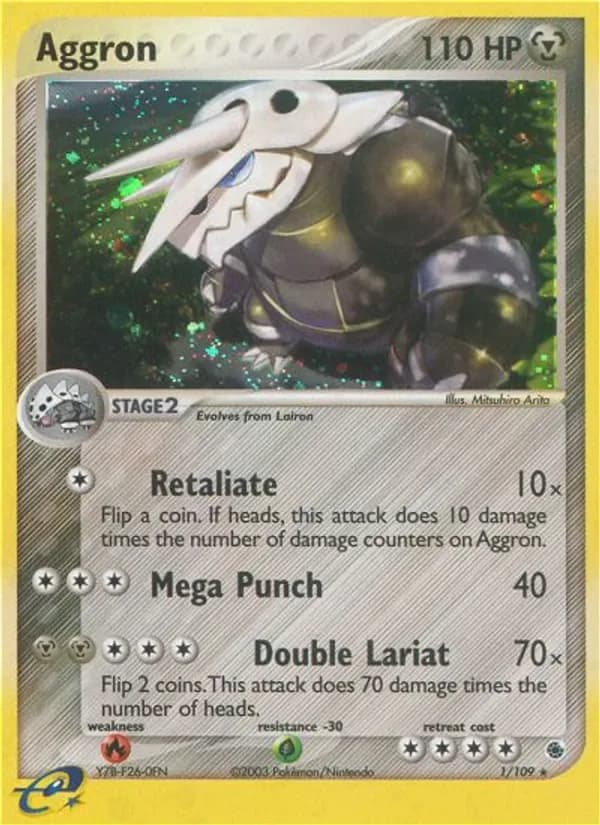Aggron 1/109 from EX Ruby & Sapphire