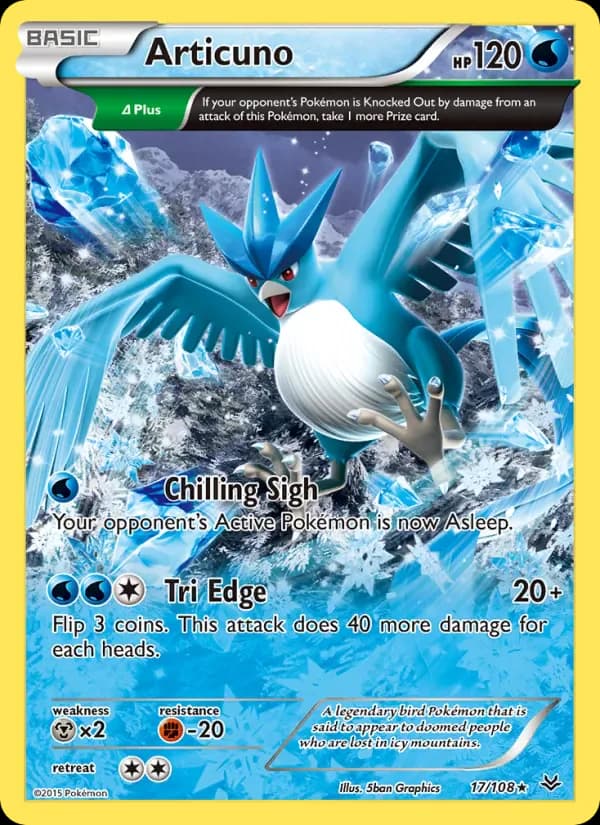 Articuno 17/108 from Roaring Skies