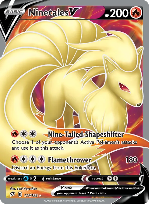 Ninetales V 177/192 from Rebel Clash