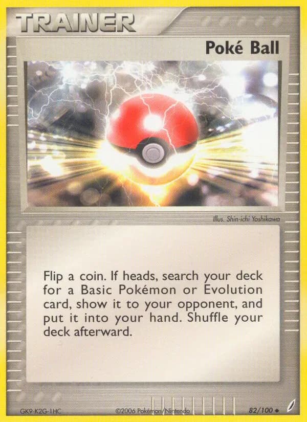 Poké Ball 82/100 from EX Crystal Guardians