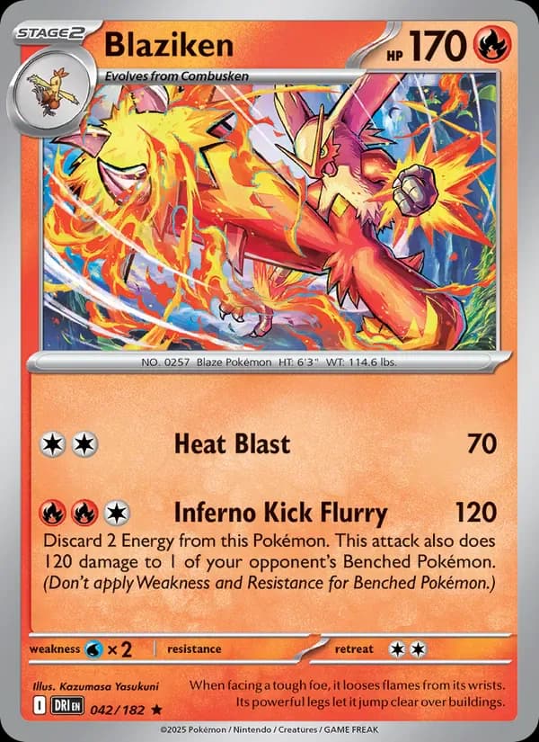 Blaziken 042/182 from Destined Rivals