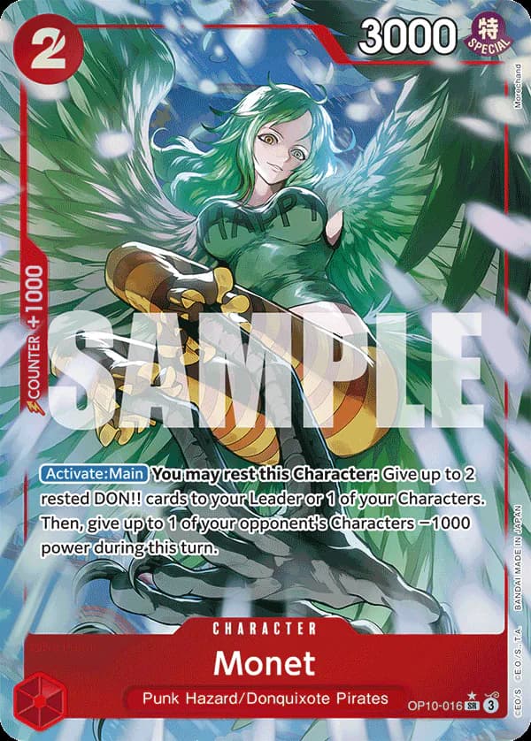 Monet OP10-016 Official alternate printing 1