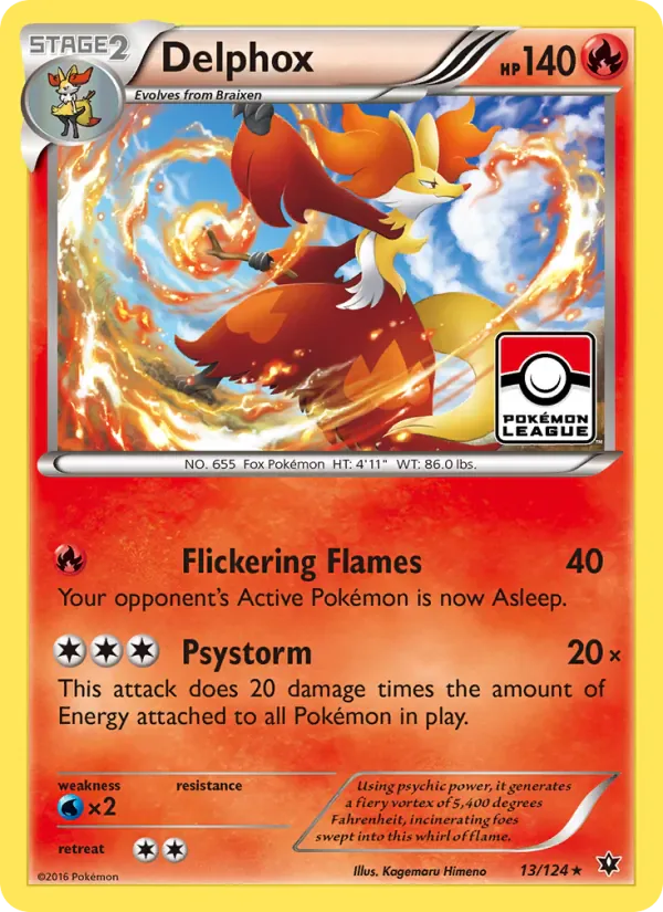 Delphox 13/124 from Fates Collide