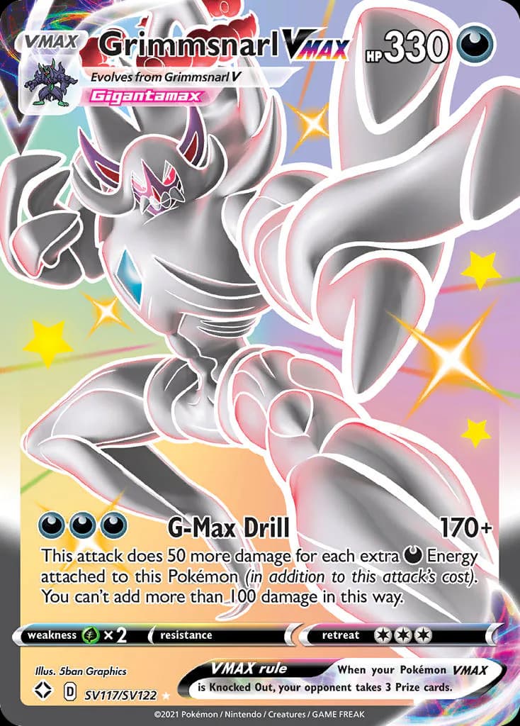Grimmsnarl VMAX SV117/SV122 from Shining Fates