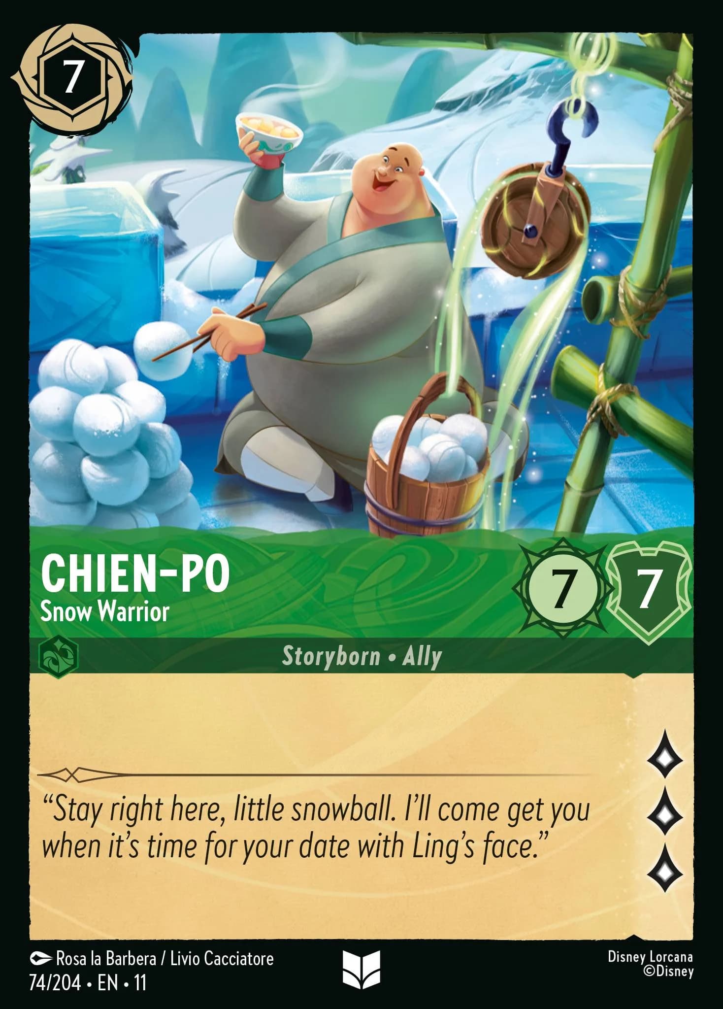 Chien-Po - Snow Warrior 74/204 from Winterspell