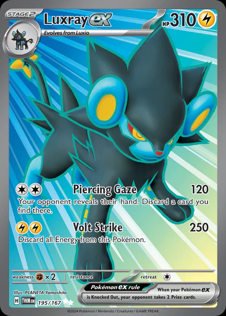 Luxray ex 195/167 from Twilight Masquerade