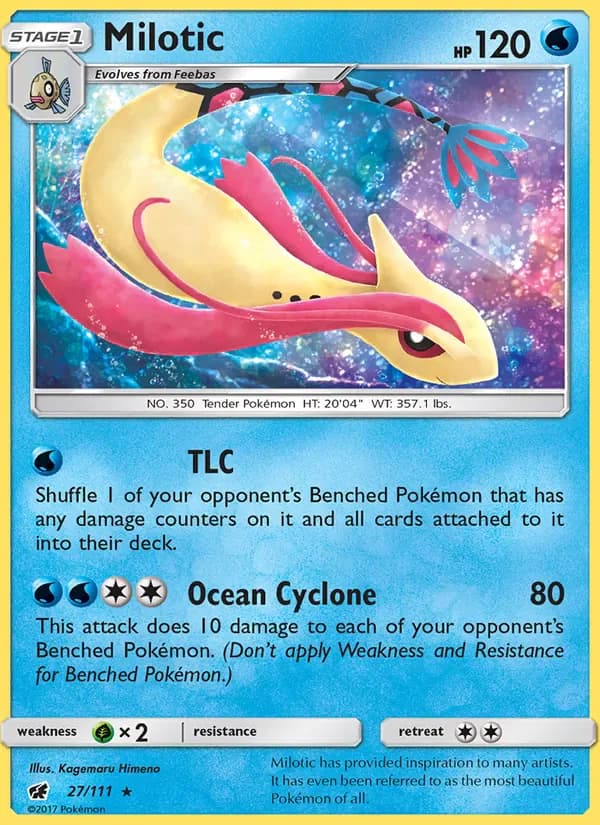 Milotic 27/111 from Crimson Invasion