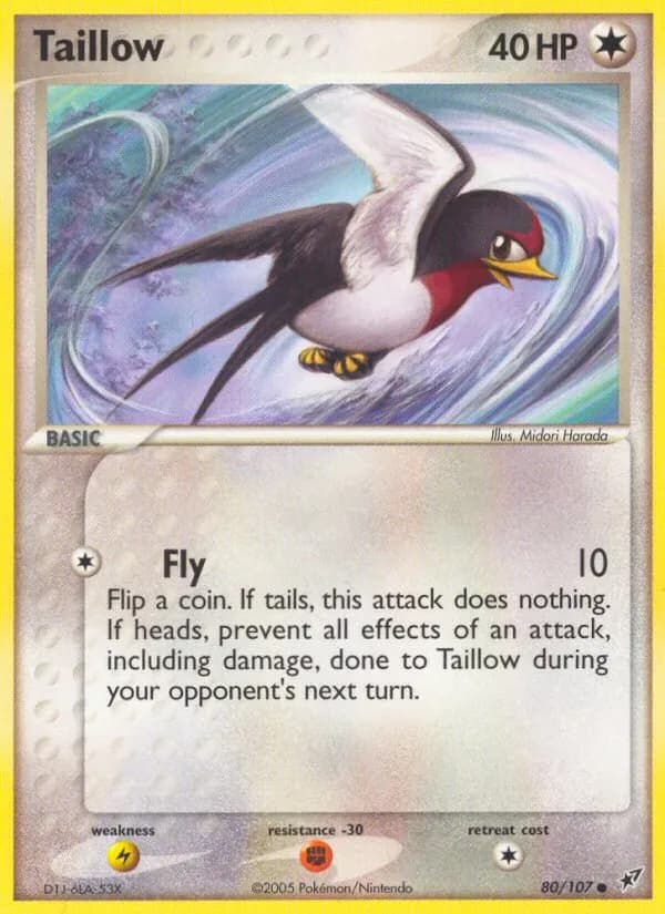 Taillow 80/107 from EX Deoxys