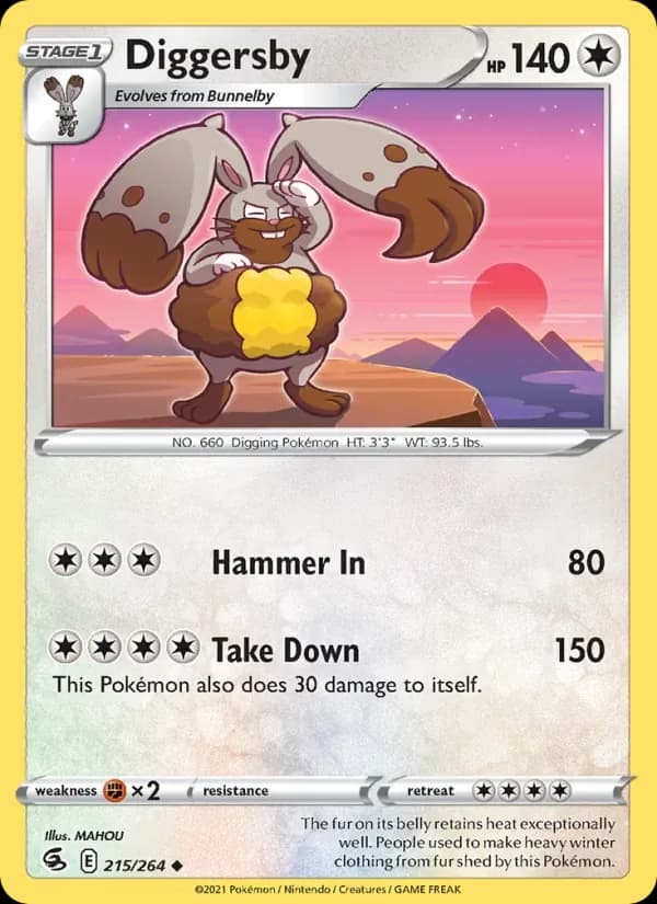 Diggersby 215/264 from Fusion Strike