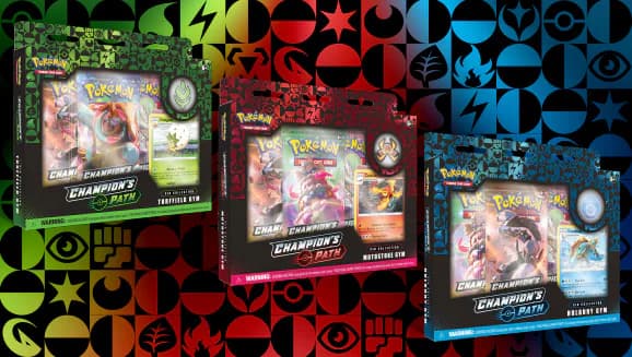 Pokemon TCG: Champion's Path Gym Pin Collection
