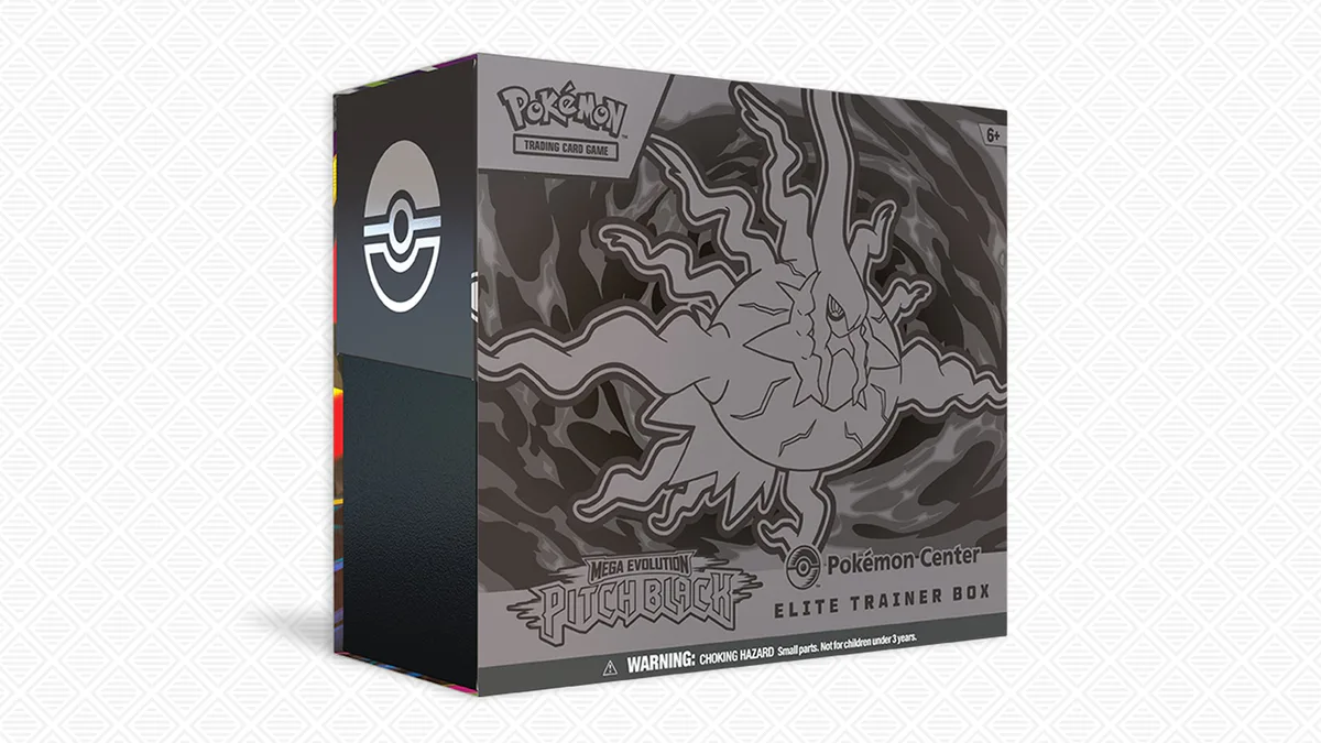 Pokemon TCG Mega Evolution Pitch Black Pokemon Center Elite Trainer Box