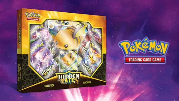 Pokemon TCG: Hidden Fates Charizard-GX, Raichu-GX, or Gyarados-GX Collection