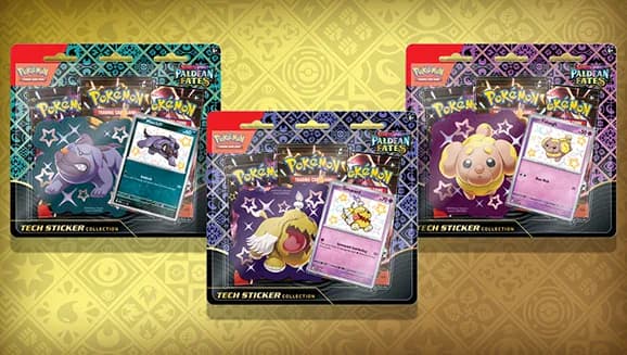 Pokemon S&V: Paldean Fates Tech Sticker Collection